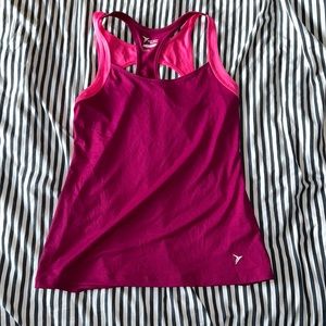 Purple and pink old navy active tank top